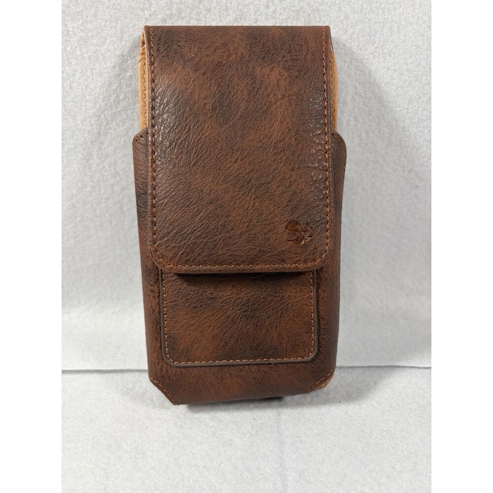 Real Leather Swivel Belt Men Card Holder Pouch Clip Holster Wallet PhoneCase New